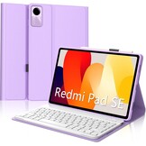 IVEOPPE AZERTY Toetsenbord Hoes voor Xiaomi Redmi Pad SE - Lichtpaars (38% Korting)
