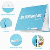 ARTDOT A1 Diamond Painting Album Map met Handvat - Zwart - A1/A2/A3/A4 formaat