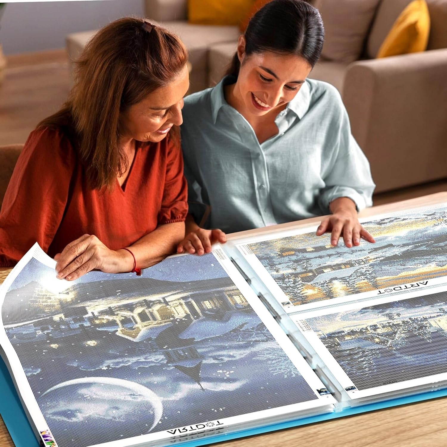 ARTDOT A1 Diamond Painting Album Map met Handvat - Zwart - A1/A2/A3/A4 formaat