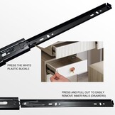 Zwarte Ladegeleiders 20" (4 Paren) - 22% Korting!