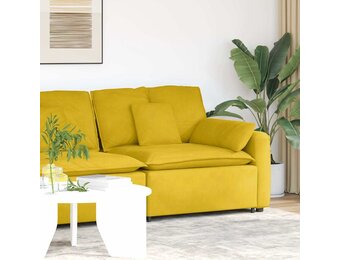 vidaXL Modulaire Bank Module - Geel - 40% Korting!