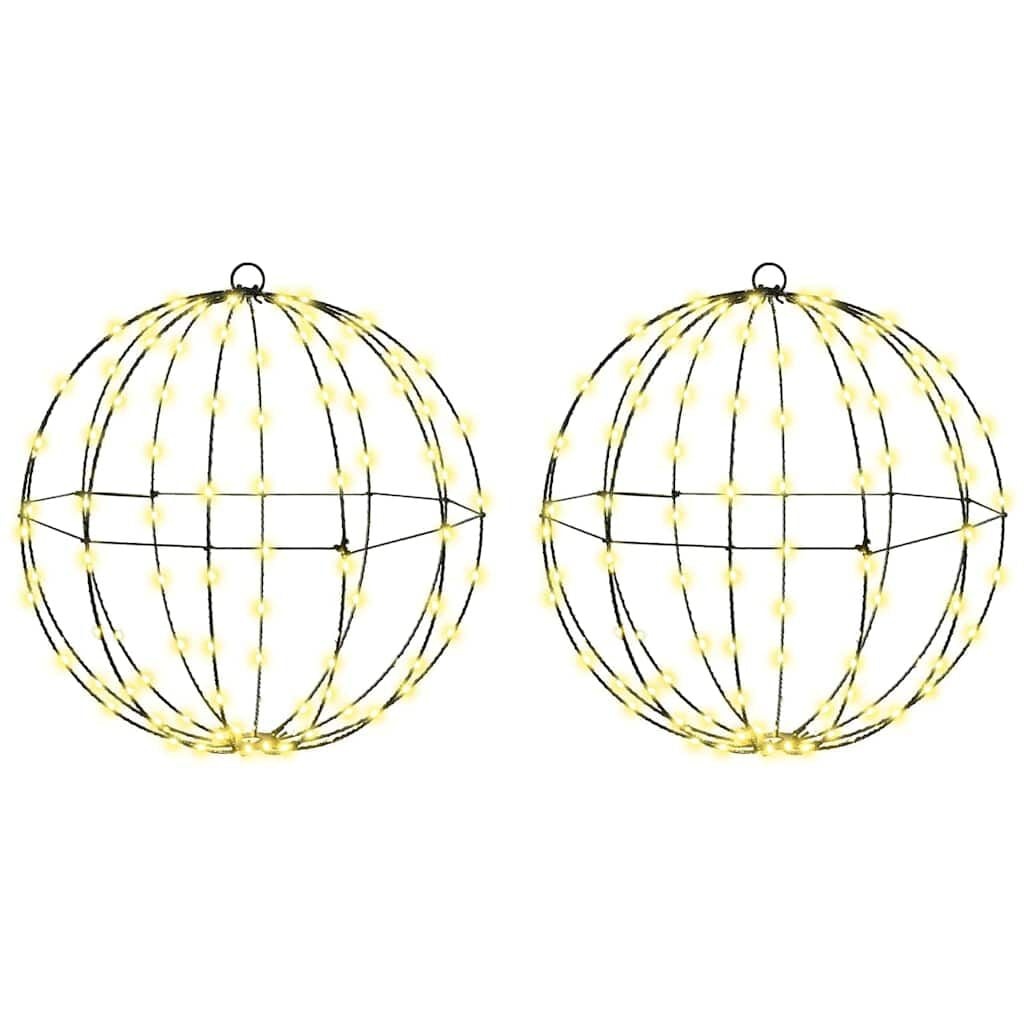 vidaXL Kerstbal 192 LED Warmwit Metaal - 54% Korting