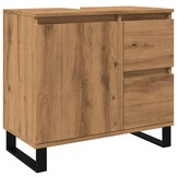 vidaXL Badkamerkast Artisanaal Eiken - 65x33x60 cm (53% Korting)