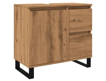vidaXL Badkamerkast Artisanaal Eiken - 65x33x60 cm (53% Korting)