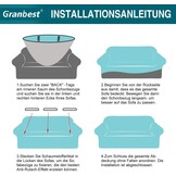 Granbest Jacquard Stretch Bankhoes 3 Zits - Hellbeige (34% Korting)