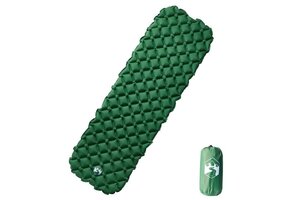 vidaXL Kampeermatras Groen 1-persoons - 31% Korting!