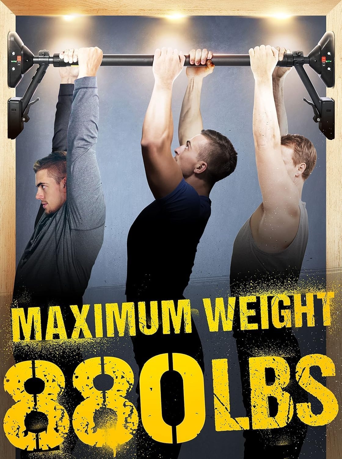 Zwarte Pull-up Bar (33% Korting) - Verstelbaar & Veilig