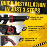 Zwarte Pull-up Bar (33% Korting) - Verstelbaar & Veilig