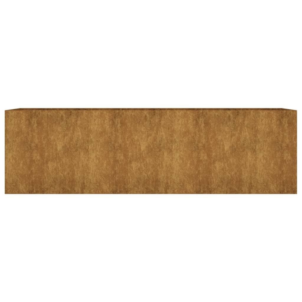 Verhoogde Plantenbak Cortenstaal 280x80x80cm - 35% Korting!