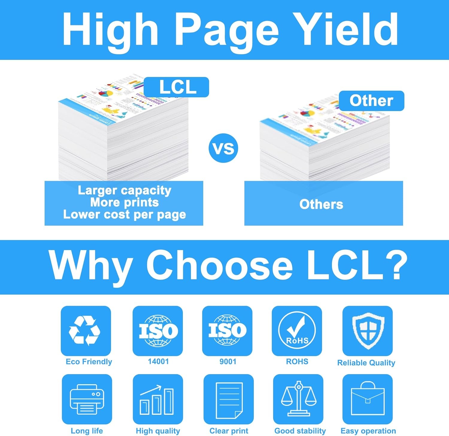 LCL Toner Zwart - 30% Korting | Voor HP LaserJet Pro M454/MFP M479