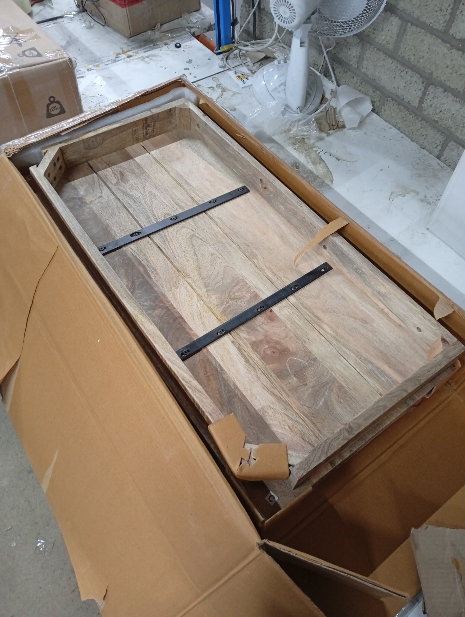 VidaXL Eettafel Massief Mangohout - 59% Korting!