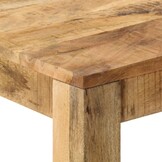 VidaXL Eettafel Massief Mangohout - 59% Korting!