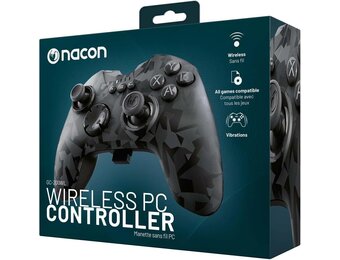 Nacon Draadloze Gaming Controller Zwart - 26% Korting!