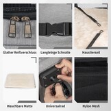 Multifunctionele Katten Transporttas met Wielen (Grijs) - 46% Korting