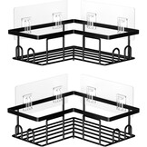 Doucheplank Zwart (3-pack) - 21% Korting