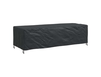 vidaXL Hoes Tuinmeubelen Zwart 270x110x70cm - 30% Korting