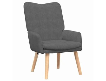 vidaXL Ontspanningsstoel Donkergrijs - 34% Korting!