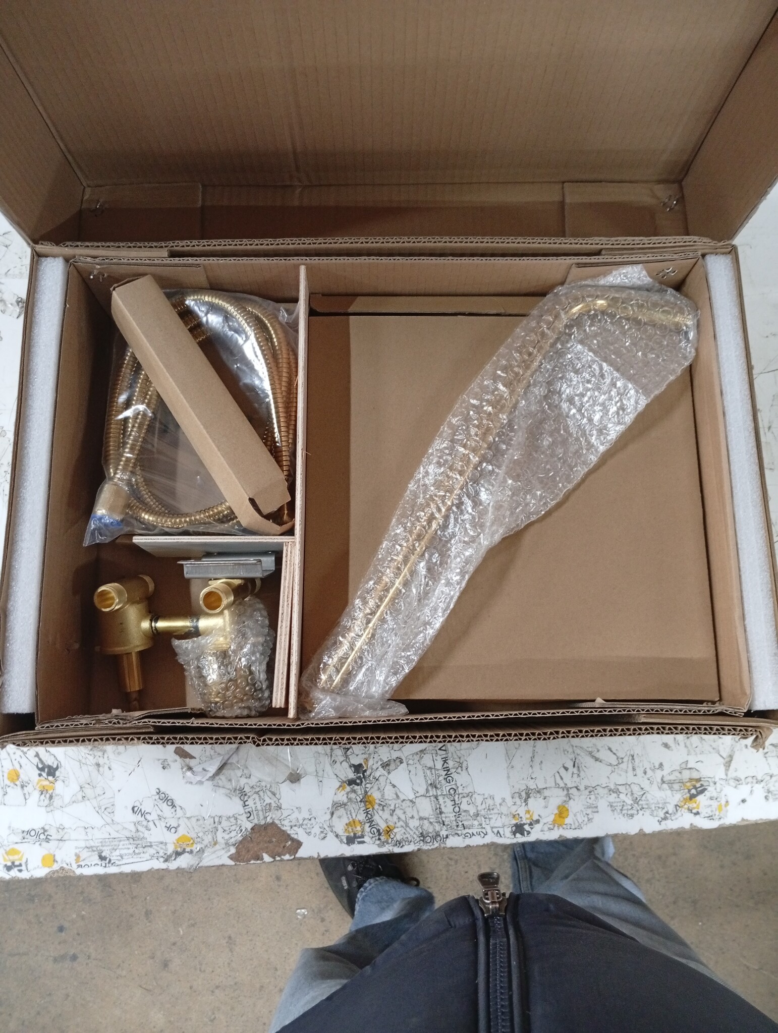 Goudkleurig Douchesysteem RVS - 54% Korting!