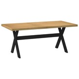 vidaXL Eettafel NOAIN Massief Hout - 180x90cm - 34% Korting!