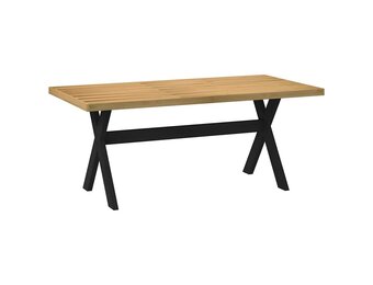 vidaXL Eettafel NOAIN Massief Hout - 180x90cm - 34% Korting!