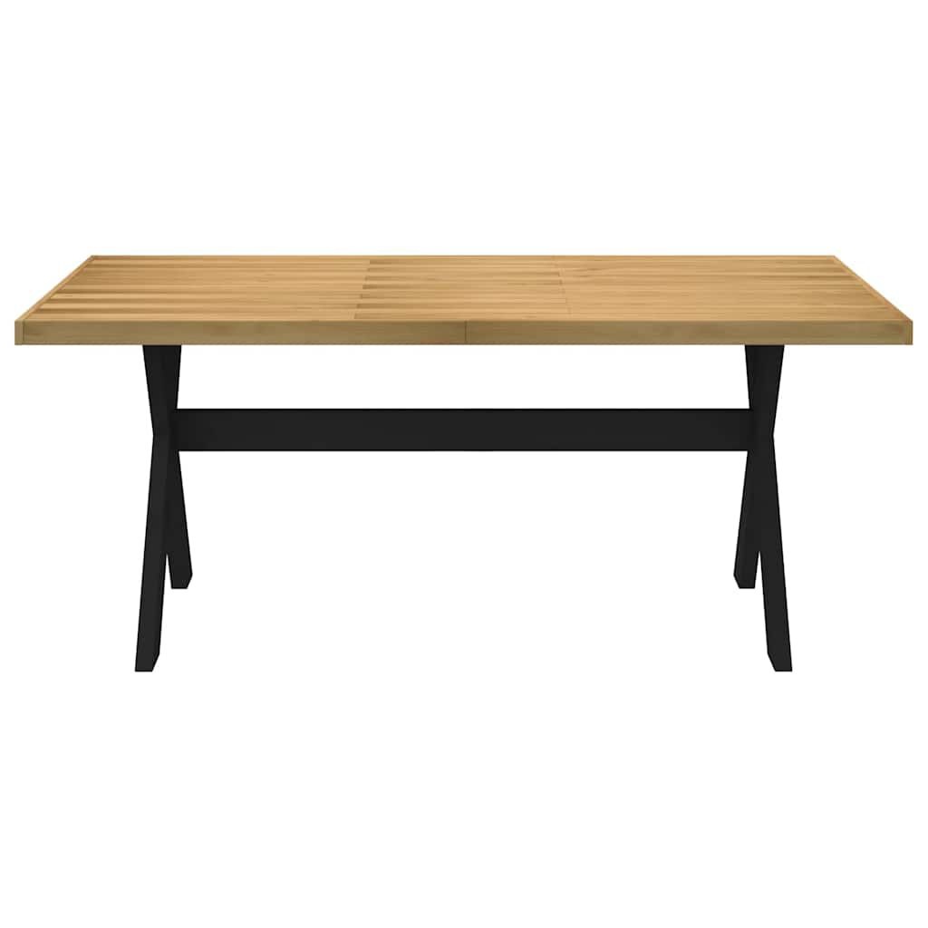 vidaXL Eettafel NOAIN Massief Hout - 180x90cm - 34% Korting!