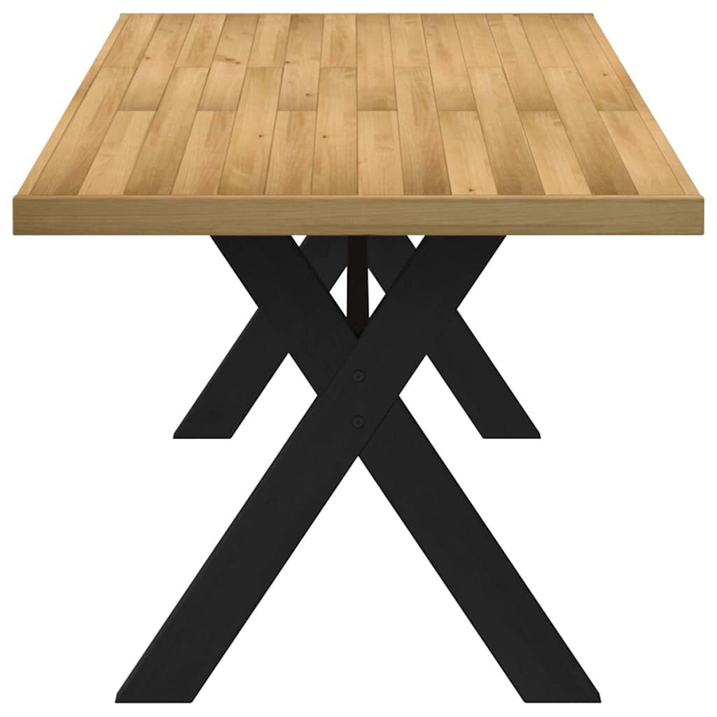 vidaXL Eettafel NOAIN Massief Hout - 180x90cm - 34% Korting!