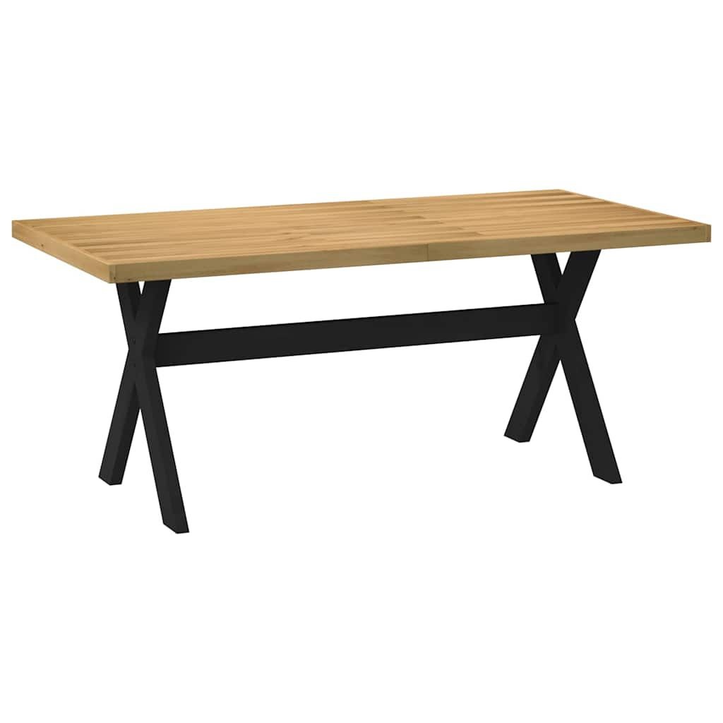 vidaXL Eettafel NOAIN Massief Hout - 180x90cm - 34% Korting!