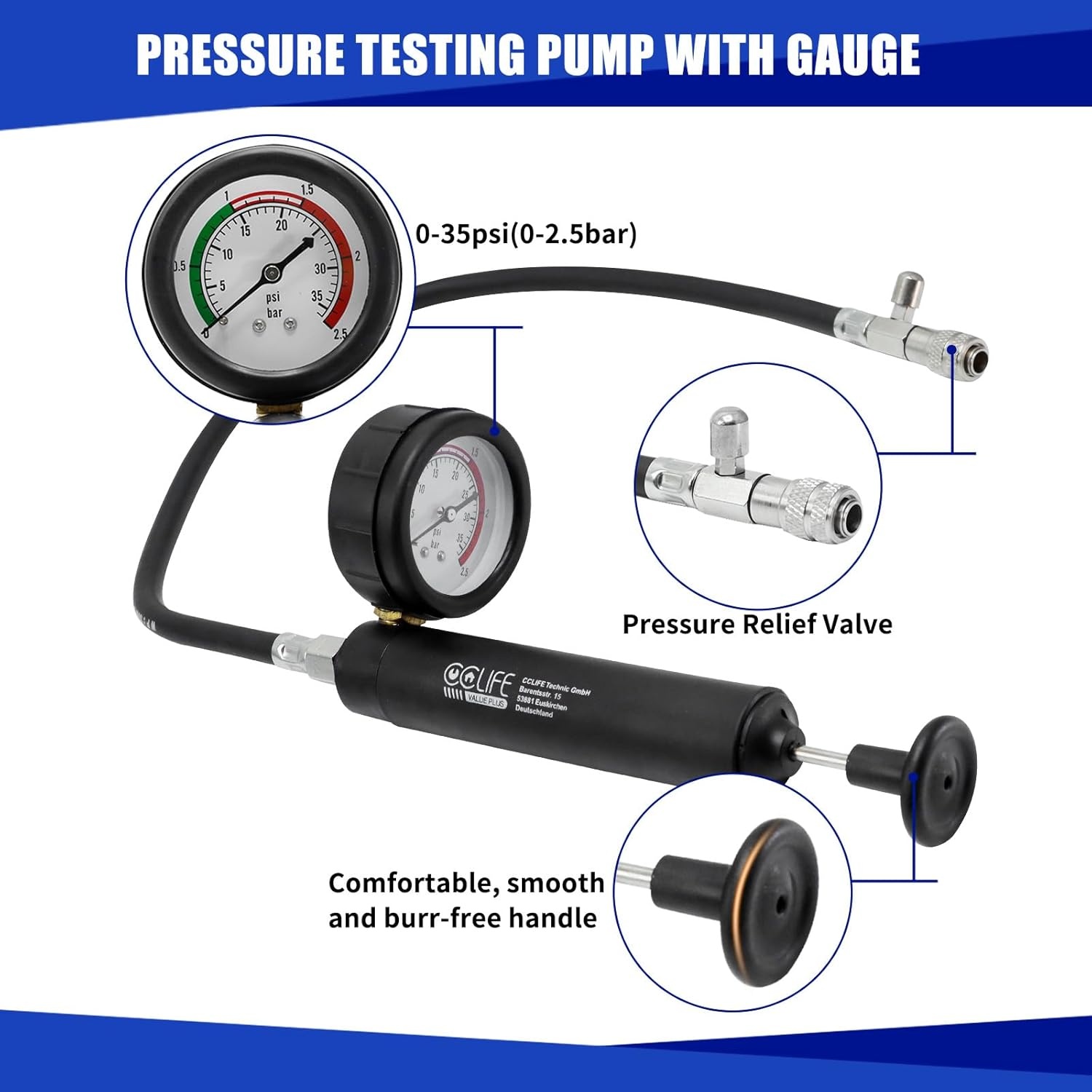 CCLIFE Koelsysteem Tester: 16-delig, 27% Korting!