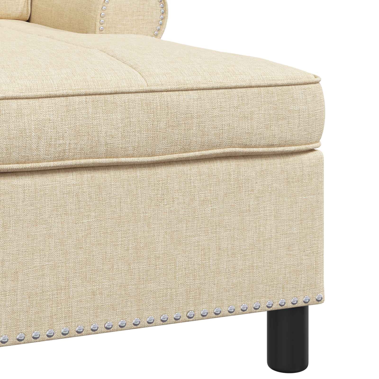 vidaXL Chaise Lounge Crème - 34% Korting - Nu Slechts 1 Beschikbaar!