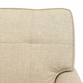 vidaXL Chaise Lounge Crème - 34% Korting - Nu Slechts 1 Beschikbaar!