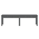 VidaXL Tuinbank Grenenhout Grijs - 33% Korting!