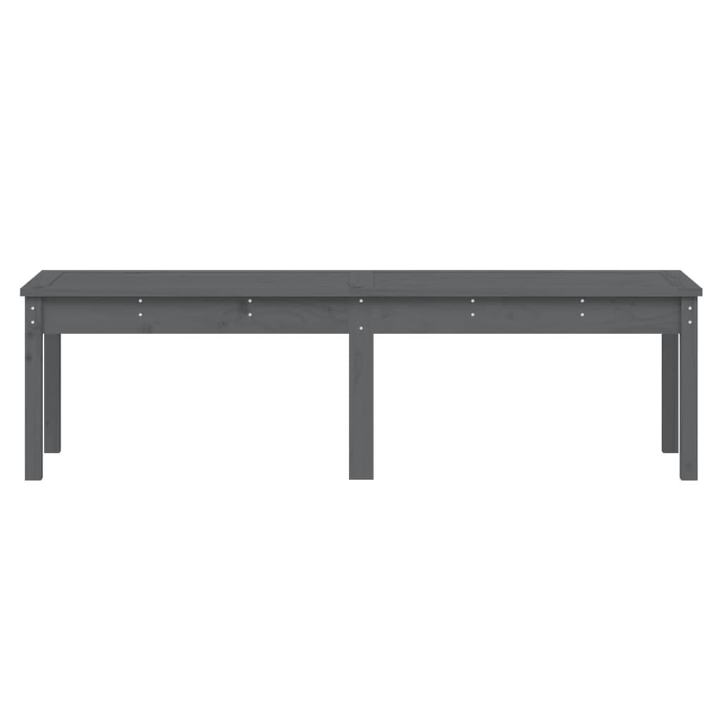 VidaXL Tuinbank Grenenhout Grijs - 33% Korting!