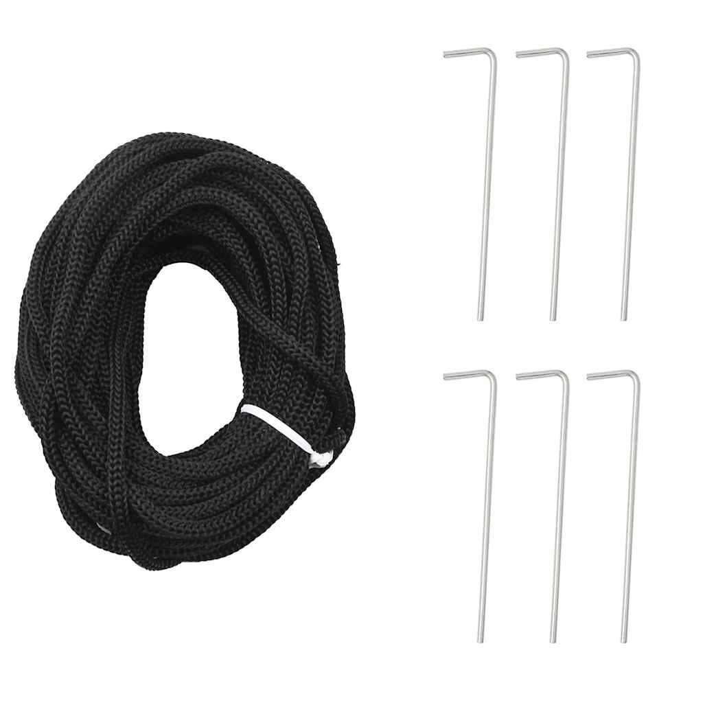 vidaXL LED-kerstboom met spikes 220 LEDs kleurrijk 180 cm