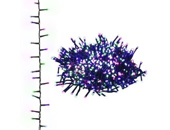 vidaXL Lichtslinger compact met 3000 LED's pastel meerkleurig 65 m PVC