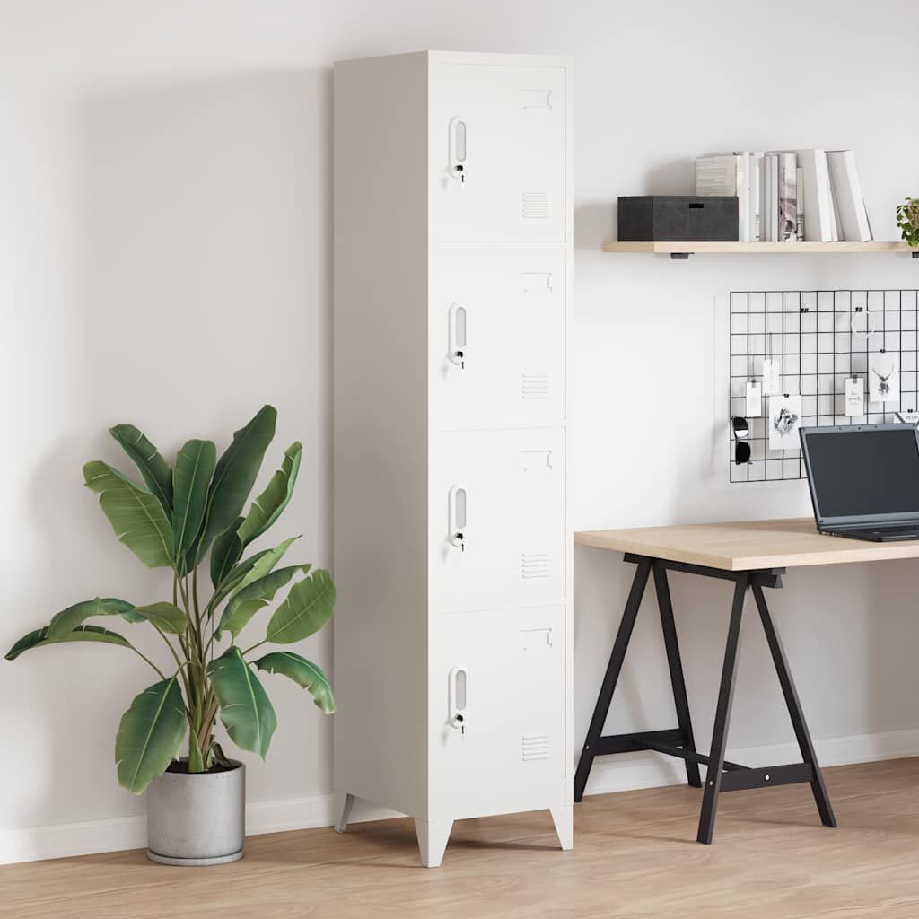 vidaXL Lockerkast met 4 vakken 38x45x180 cm