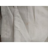 vidaXL Gordijnen met gordijnen 2 pcs Zuiverwit Polyester