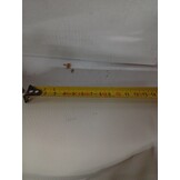 vidaXL Hondenmand 70x45x28 cm kunstleer crèmekleurig