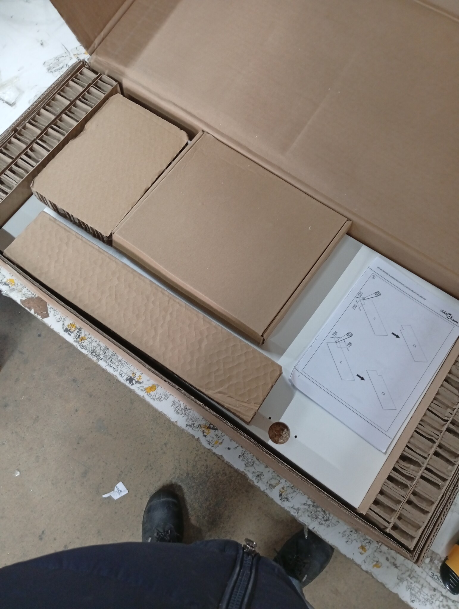 vidaXL Lyon Hangkast 60x31x60 cm Wit - 52% Korting!