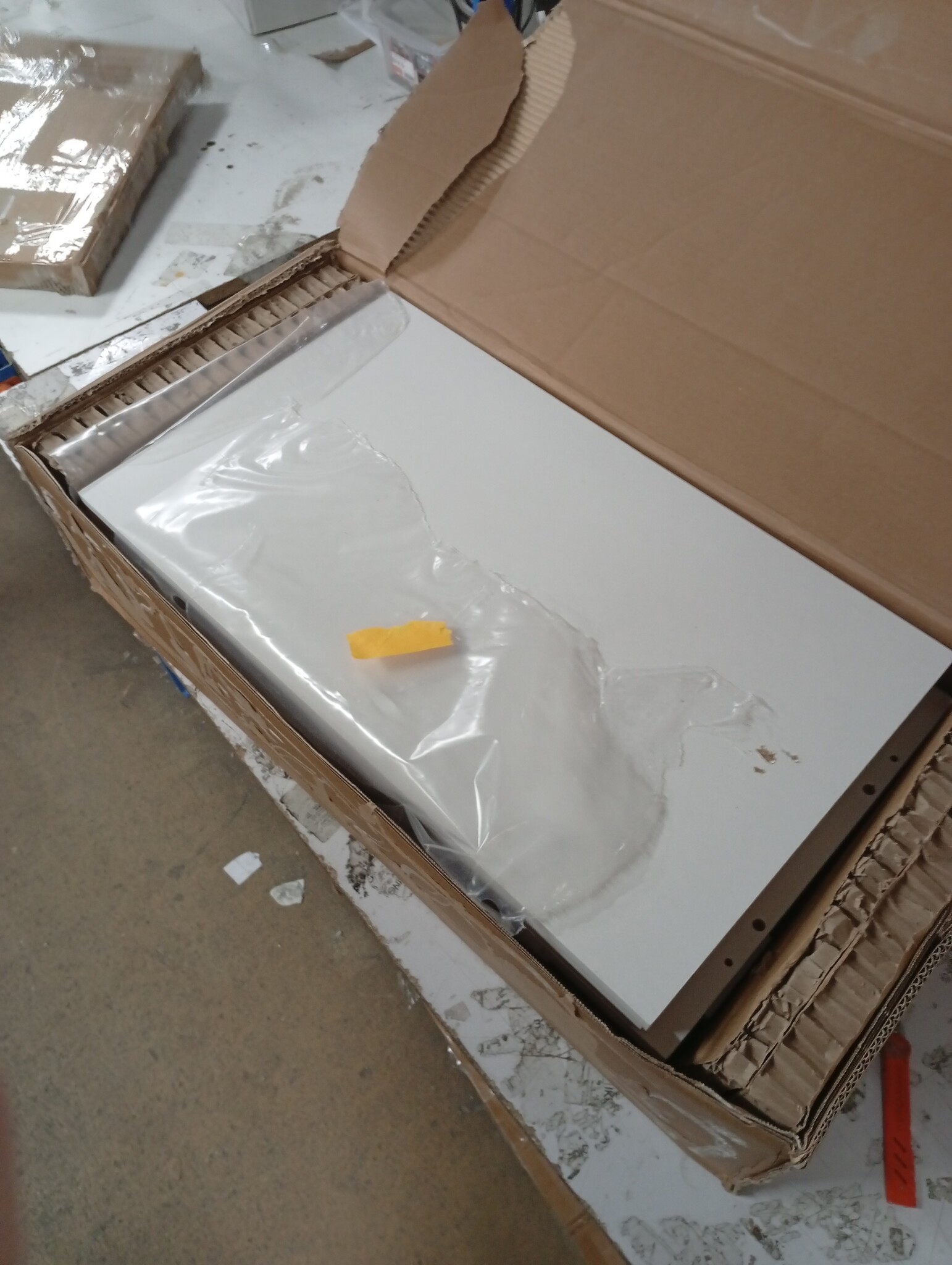 vidaXL Tv-meubel met LED-verlichting 120x35x40 cm wit