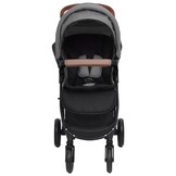 vidaXL Kinderwagen 2-in-1 staal lichtgrijs