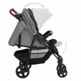 vidaXL Kinderwagen 2-in-1 Lichtgrijs - 54% Korting