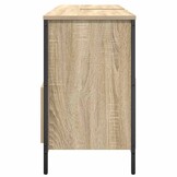 vidaXL Badkamerkast met lades 90x34,5x60 cm Sonoma eikenkleurig