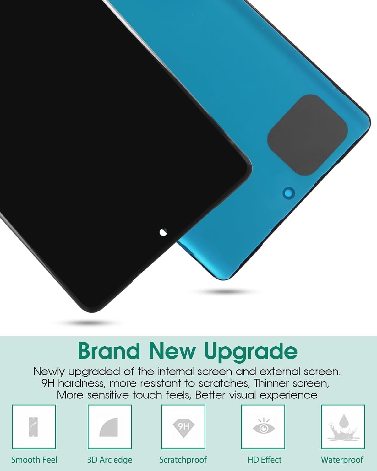 OLED voor Google Pixel 7 Pro 5G Lcd scherm voor Google Pixel 7 Pro Digitizer voor Google Pixel 7 Pro GP4BC GE2AE Screen Vervanging Touch Screen Montage Reparatie Kits (zwart)