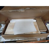 vidaXL Dressoir 164x37x68 cm massief grenenhout wit