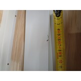 vidaXL Dressoir 164x37x68 cm massief grenenhout wit