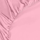 Utopia Bedding hoeslaken 90 x 200 cm, Roze - 2 stuks