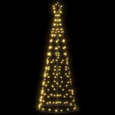vidaXL LED Kerstboom 182cm Warm Wit - 60% Korting