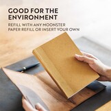 A5 Leren Notitieboek Lined Bruin - Heruitgeefbaar & 37% Korting