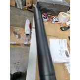 Zwarte Kachelpijp - Rookkanaal Staal Ø 120mm 100cm - 56% Korting