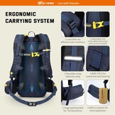 SKYSPER Outdoor Rugzak 30L Zwart - 33% Korting